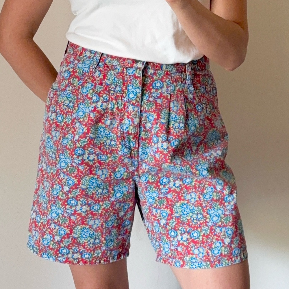 Vintage Cherokee Floral Women's Denim Shorts